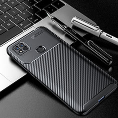 Silikon Hülle Handyhülle Gummi Schutzhülle Flexible Tasche Köper S02 für Xiaomi POCO C31 Schwarz