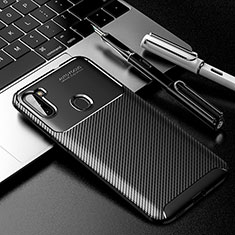 Silikon Hülle Handyhülle Gummi Schutzhülle Flexible Tasche Köper WL1 für Samsung Galaxy M11 Schwarz
