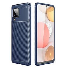 Silikon Hülle Handyhülle Gummi Schutzhülle Flexible Tasche Köper WL1 für Samsung Galaxy M12 Blau