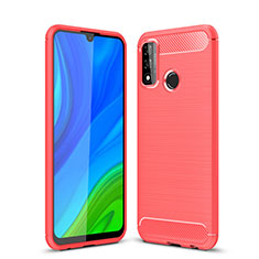 Silikon Hülle Handyhülle Gummi Schutzhülle Flexible Tasche Line für Huawei Nova Lite 3 Plus Rot