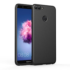 Silikon Hülle Handyhülle Gummi Schutzhülle für Huawei Enjoy 7S Schwarz