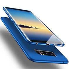 Silikon Hülle Handyhülle Gummi Schutzhülle für Samsung Galaxy Note 8 Duos N950F Blau