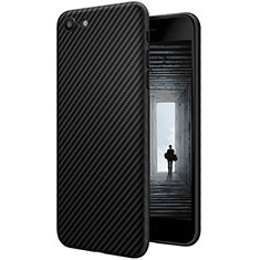 Silikon Hülle Handyhülle Gummi Schutzhülle Köper B02 für Apple iPhone 6S Plus Schwarz