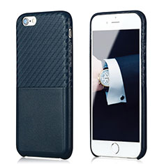Silikon Hülle Handyhülle Gummi Schutzhülle Köper B05 für Apple iPhone 6 Blau