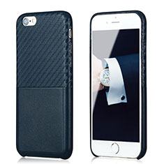 Silikon Hülle Handyhülle Gummi Schutzhülle Köper B05 für Apple iPhone 6S Plus Blau