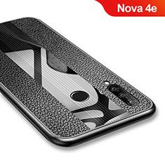 Silikon Hülle Handyhülle Gummi Schutzhülle Köper für Huawei Nova 4e Schwarz