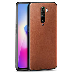 Silikon Hülle Handyhülle Gummi Schutzhülle Leder Tasche C02 für Oppo Reno2 Z Orange