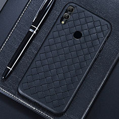 Silikon Hülle Handyhülle Gummi Schutzhülle Leder Tasche für Huawei Honor V10 Lite Schwarz
