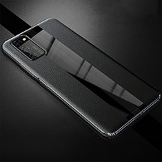 Silikon Hülle Handyhülle Gummi Schutzhülle Leder Tasche für Huawei Honor V30 5G Schwarz