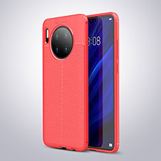 Silikon Hülle Handyhülle Gummi Schutzhülle Leder Tasche für Huawei Mate 30 Pro Rot