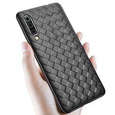 Silikon Hülle Handyhülle Gummi Schutzhülle Leder Tasche für Samsung Galaxy A70 Schwarz