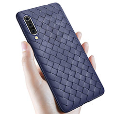 Silikon Hülle Handyhülle Gummi Schutzhülle Leder Tasche für Samsung Galaxy A90 5G Blau