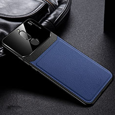 Silikon Hülle Handyhülle Gummi Schutzhülle Leder Tasche für Xiaomi Redmi 8 Blau