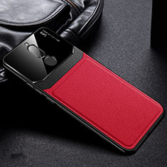 Silikon Hülle Handyhülle Gummi Schutzhülle Leder Tasche für Xiaomi Redmi 8 Rot
