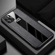 Silikon Hülle Handyhülle Gummi Schutzhülle Leder Tasche H01 für Apple iPhone 11 Pro Schwarz