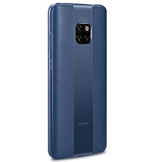 Silikon Hülle Handyhülle Gummi Schutzhülle Leder Tasche H01 für Huawei Mate 20 RS Blau