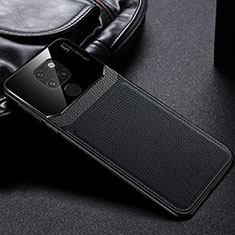 Silikon Hülle Handyhülle Gummi Schutzhülle Leder Tasche H01 für Huawei Mate 20 Schwarz