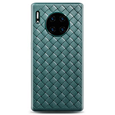 Silikon Hülle Handyhülle Gummi Schutzhülle Leder Tasche H01 für Huawei Mate 30 Pro 5G Grün