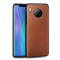 Silikon Hülle Handyhülle Gummi Schutzhülle Leder Tasche H03 für Huawei Mate 30 5G Orange