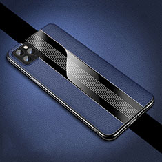 Silikon Hülle Handyhülle Gummi Schutzhülle Leder Tasche H05 für Apple iPhone 11 Pro Max Blau