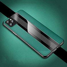 Silikon Hülle Handyhülle Gummi Schutzhülle Leder Tasche H05 für Apple iPhone 11 Pro Max Grün