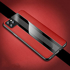 Silikon Hülle Handyhülle Gummi Schutzhülle Leder Tasche H05 für Apple iPhone 11 Pro Max Rot