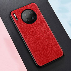 Silikon Hülle Handyhülle Gummi Schutzhülle Leder Tasche H05 für Huawei Mate 30 5G Rot