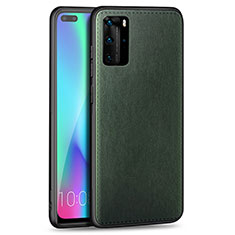 Silikon Hülle Handyhülle Gummi Schutzhülle Leder Tasche S01 für Huawei P40 Pro Grün