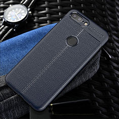 Silikon Hülle Handyhülle Gummi Schutzhülle Leder Tasche S01 für OnePlus 5T A5010 Blau