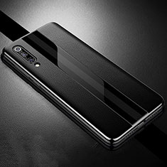 Silikon Hülle Handyhülle Gummi Schutzhülle Leder Tasche S01 für Xiaomi Mi 9 Pro 5G Schwarz
