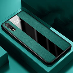 Silikon Hülle Handyhülle Gummi Schutzhülle Leder Tasche S02 für Huawei Honor 9X Grün