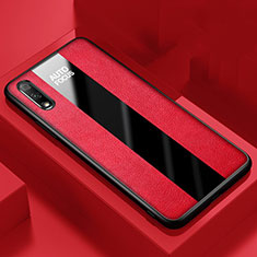 Silikon Hülle Handyhülle Gummi Schutzhülle Leder Tasche S02 für Huawei Honor 9X Rot