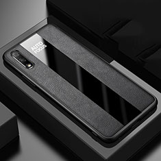 Silikon Hülle Handyhülle Gummi Schutzhülle Leder Tasche S02 für Huawei Honor 9X Schwarz