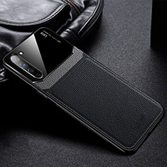 Silikon Hülle Handyhülle Gummi Schutzhülle Leder Tasche S03 für Oppo Reno3 Schwarz