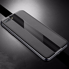 Silikon Hülle Handyhülle Gummi Schutzhülle Leder Tasche S04 für Apple iPhone 8 Plus Schwarz