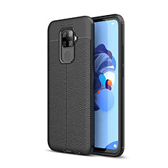 Silikon Hülle Handyhülle Gummi Schutzhülle Leder Tasche S05 für Huawei Nova 5z Schwarz