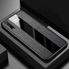Silikon Hülle Handyhülle Gummi Schutzhülle Leder Tasche S05 für Huawei P Smart Pro (2019) Schwarz