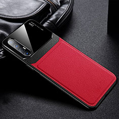 Silikon Hülle Handyhülle Gummi Schutzhülle Leder Tasche S05 für Oppo Reno3 Pro Rot