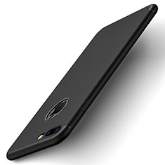 Silikon Hülle Handyhülle Gummi Schutzhülle Loch für Apple iPhone 7 Plus Schwarz