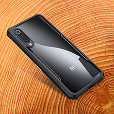 Silikon Hülle Handyhülle Gummi Schutzhülle Spiegel M01 für Xiaomi Mi 9 Lite Schwarz