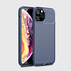 Silikon Hülle Handyhülle Gummi Schutzhülle Tasche Köper für Apple iPhone 11 Pro Blau