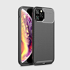 Silikon Hülle Handyhülle Gummi Schutzhülle Tasche Köper für Apple iPhone 11 Pro Max Schwarz