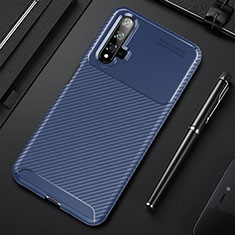 Silikon Hülle Handyhülle Gummi Schutzhülle Tasche Köper für Huawei Honor 20S Blau