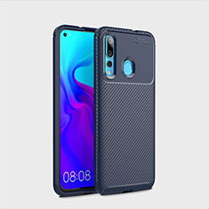 Silikon Hülle Handyhülle Gummi Schutzhülle Tasche Köper für Huawei Nova 4 Blau