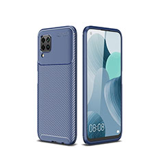 Silikon Hülle Handyhülle Gummi Schutzhülle Tasche Köper für Huawei Nova 7i Blau