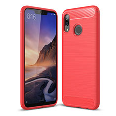 Silikon Hülle Handyhülle Gummi Schutzhülle Tasche Köper für Huawei P Smart+ Plus Rot