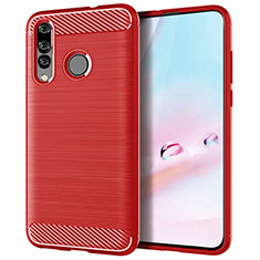 Silikon Hülle Handyhülle Gummi Schutzhülle Tasche Köper für Huawei P30 Lite New Edition Rot