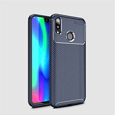 Silikon Hülle Handyhülle Gummi Schutzhülle Tasche Köper für Huawei Y7 Pro (2019) Blau