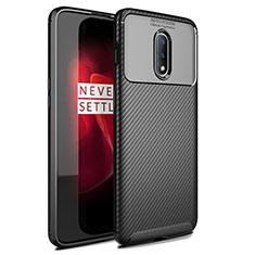 Silikon Hülle Handyhülle Gummi Schutzhülle Tasche Köper für OnePlus 7 Schwarz