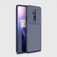 Silikon Hülle Handyhülle Gummi Schutzhülle Tasche Köper für OnePlus 7T Pro 5G Blau